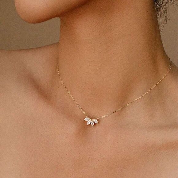 diamond necklace A762 - Picture 2 of 6